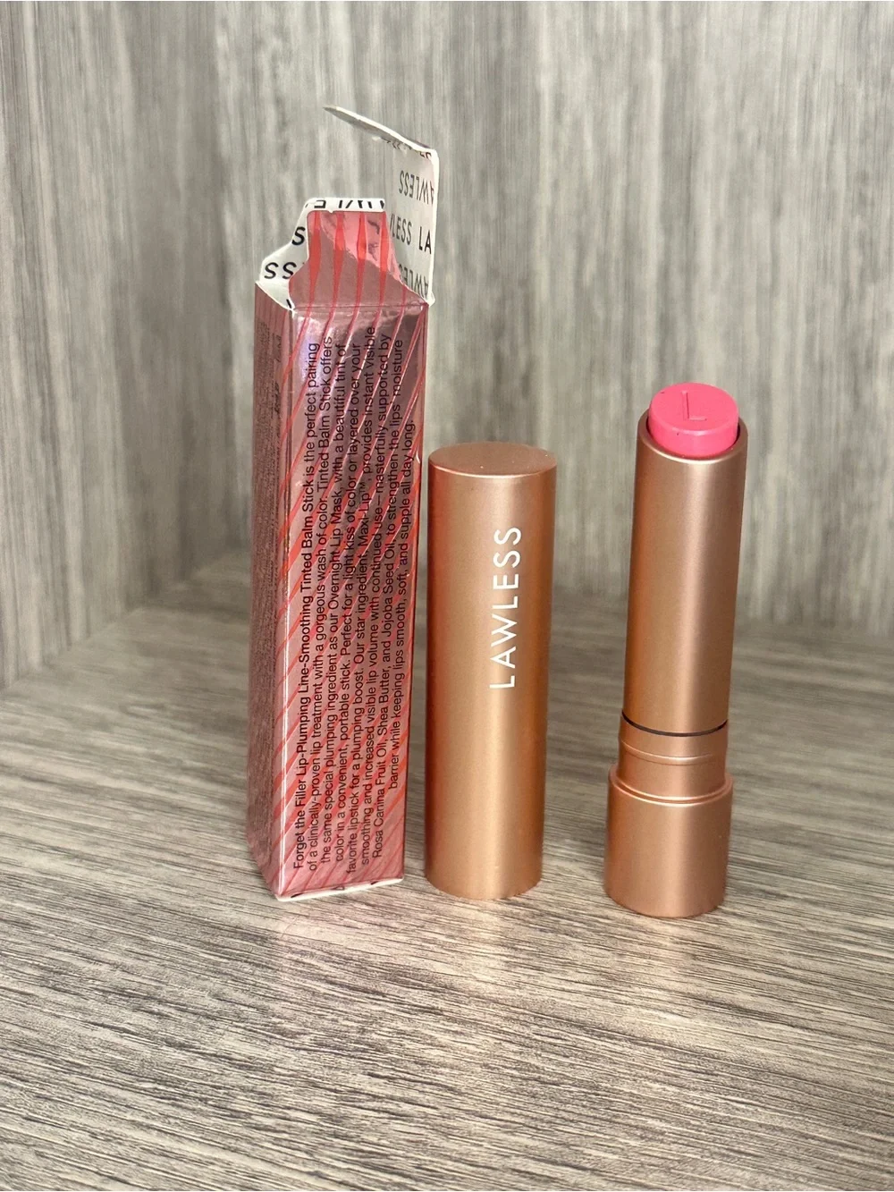 LAWLESS Forget The Filler Line-Smoothing Tinted Balm Stick- Baby Doll